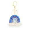 Handmade Cotton Woven Rainbow Keychain Car Hanging Pendant