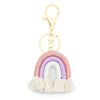 Handmade Cotton Woven Rainbow Keychain Car Hanging Pendant