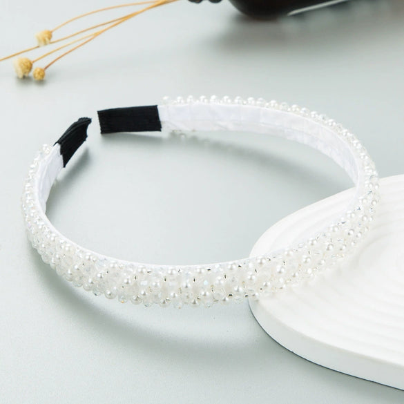 Handmade Crystal Baroque Light Luxury Geometric Women's Headband