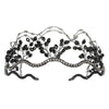 Handmade Crystal Beaded Bridal Crown Wedding Headpiece Mesh Hair Band Fashion Headwear