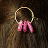 Handmade Crystal Hairpin For Women U Shaped Word Clip Hair Accessory With Triangle Circle Moon Design