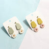 Handmade Daisy Floral Resin Earrings With Ushaped Design And Sterling Silver For Women Wholesale