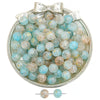 Handmade Diy Glass And Glaze Retro Bracelet With Crushed Gold And Ice Crack Beads Jewelry Accessories