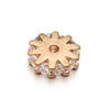 Handmade Diy Jewelry Loose Beads Gasket Accessories 925 Silver Inlaid Zircon Gear Beads For Bracelet And Necklace
