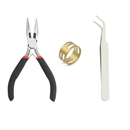 Handmade DIY Tool Multi-Function Pointed Nose Diagonal Pliers Multi-Pliers Bag Measuring Plate Tool Set