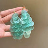 Handmade Fabric Chiffon Flower Tassel Earrings For Women With Rice Beads In Vacation Style