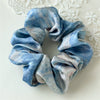 Handmade Fabric Hair Tie For Women With Oil Painting Smudged Design Elegant And Simple Style