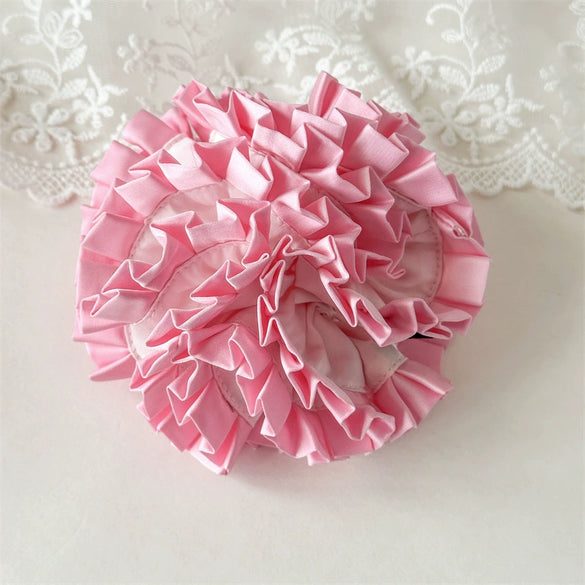 Handmade Fabric Head Flower And Hair Rope