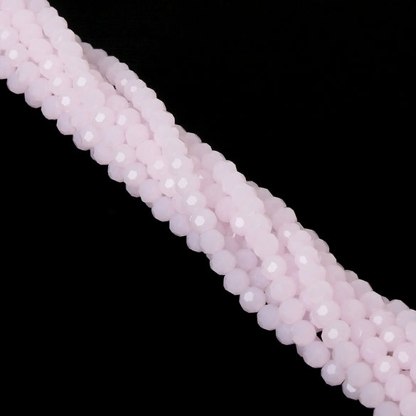 Handmade Faceted Crystal Glass Round Ball Loose Beads For Diy Accessories