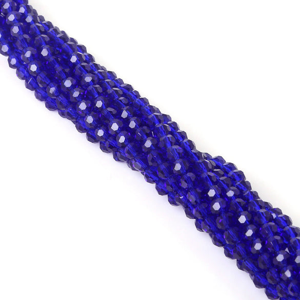 Handmade Faceted Crystal Glass Round Ball Loose Beads For Diy Accessories
