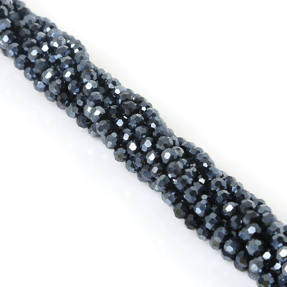 Handmade Faceted Crystal Glass Round Ball Loose Beads For Diy Accessories