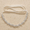 Handmade Fashion Women's Headwear Alloy Rhinestone Pearl Hair Band With Star Pattern For Wedding