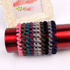 Handmade Flocked Cloth Phone Cord Hair Ties High Elastic Stretch Hair Bands Wholesale