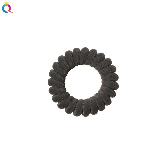 Handmade Flocked Cloth Telephone Line Hair Ties High Stretch Hair Rings For Girls Minimalist Hair Accessories