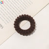 Handmade Flocked Cloth Telephone Line Hair Ties High Stretch Hair Rings For Girls Minimalist Hair Accessories
