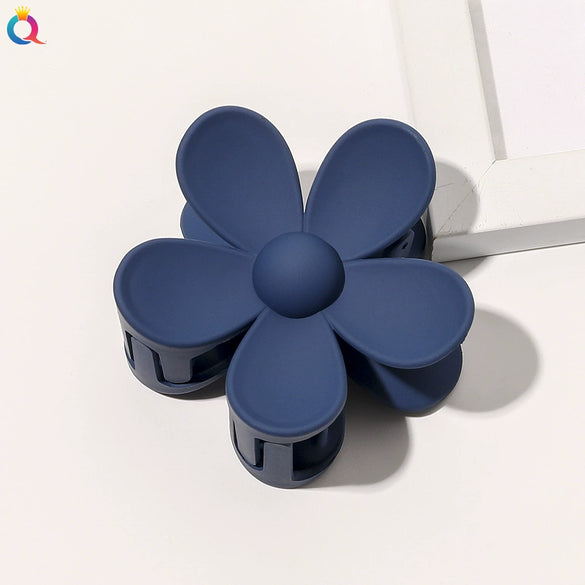 Handmade Floral Hair Claw Clip For Women Pastoral Plant And Flower Design Autumn Winter Hair Accessory