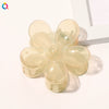 Handmade Floral Hair Claw Clip For Women Pastoral Plant And Flower Design Autumn Winter Hair Accessory