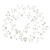Handmade Floral Pearl Bridal Headband Simple Resin And Plastic Flower Hair Band For Women Wedding Headdress