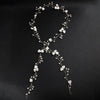 Handmade Floral Pearl Bridal Headband Simple Resin And Plastic Flower Hair Band For Women Wedding Headdress