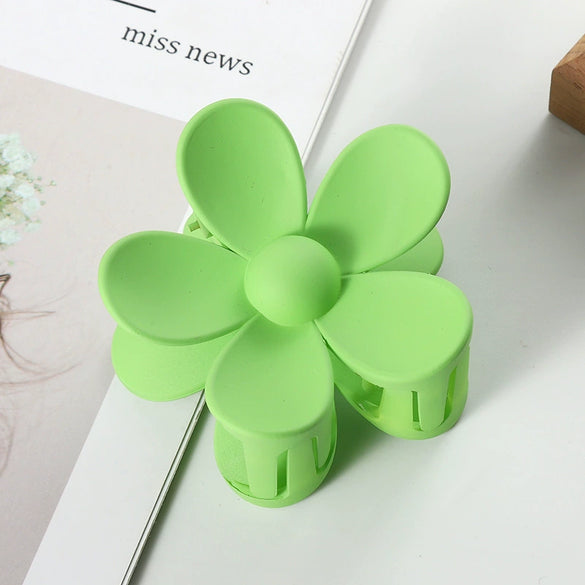 Handmade Flower Abs Hair Clip For Women Elegant Floral Hair Accessory For Updos And Ponytails