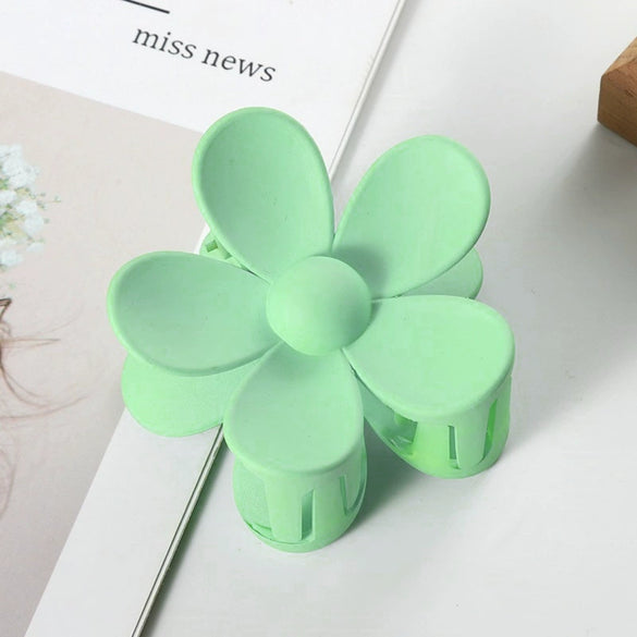 Handmade Flower Abs Hair Clip For Women Elegant Floral Hair Accessory For Updos And Ponytails