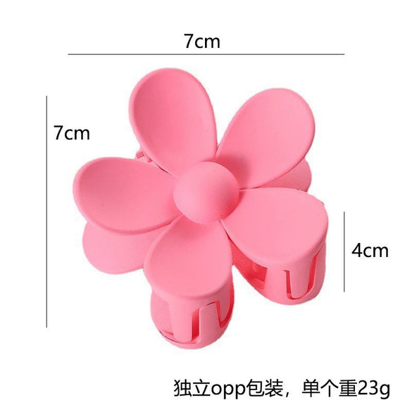 Handmade Flower Abs Hair Clip For Women Elegant Floral Hair Accessory For Updos And Ponytails