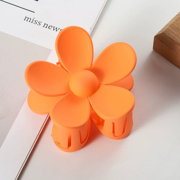 Handmade Flower Abs Hair Clip For Women Elegant Floral Hair Accessory For Updos And Ponytails