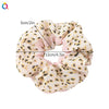 Handmade Fresh Floral Chiffon Scrunchie Hair Tie With High Elasticity Fabric Ponytail Holder