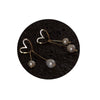 Handmade Freshwater Pearl Heart Earrings For Women Elegant Versatile Sweet Style Fashion Jewelry