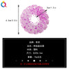 Handmade Frosted Bird's Nest Flower Bud Ball Hair Clip For Women Elegant Ushaped Ponytail Hair Accessory