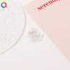 Handmade Frosted Pumpkin Flower Mini Claw Hair Clip For Women Cute Bangs Top Clip Plastic Hair Accessory
