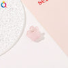 Handmade Frosted Pumpkin Flower Mini Claw Hair Clip For Women Cute Bangs Top Clip Plastic Hair Accessory