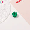 Handmade Frosted Pumpkin Flower Mini Claw Hair Clip For Women Cute Bangs Top Clip Plastic Hair Accessory