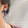 Handmade Geometric Acrylic Transparent Earrings With Silver Needle For Women Ins Style Fashion Jewelry