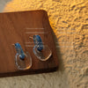 Handmade Geometric Acrylic Transparent Earrings With Silver Needle For Women Ins Style Fashion Jewelry
