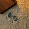 Handmade Geometric Acrylic Transparent Earrings With Silver Needle For Women Ins Style Fashion Jewelry