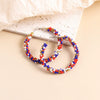 Handmade Geometric Beaded Earrings For Women Versatile Fashion Jewelry Wholesale