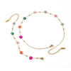 Handmade Geometric Stainless Steel Electroplating Fiveflower Bracelet For Girls