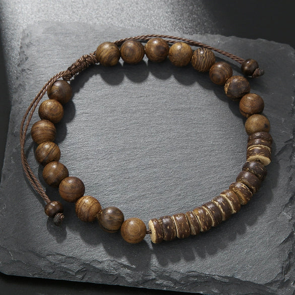 Handmade Geometric Style Unisex Bracelet Jewelry With Black Gallstone And Turquoise
