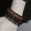 Handmade Geometric Wooden Beaded Bracelets Unisex