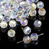 Handmade Glass Crystal Peach Heart Pointed Beads For Diy Bracelet Necklace Beaded Accessories