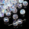 Handmade Glass Crystal Peach Heart Pointed Beads For Diy Bracelet Necklace Beaded Accessories