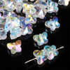 Handmade Glass Crystal Peach Heart Pointed Beads For Diy Bracelet Necklace Beaded Accessories