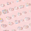 Handmade Glass Crystal Peach Heart Pointed Beads For Diy Bracelet Necklace Beaded Accessories
