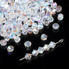 Handmade Glass Crystal Peach Heart Pointed Beads For Diy Bracelet Necklace Beaded Accessories