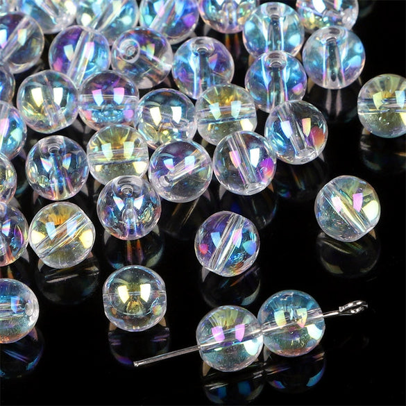 Handmade Glass Crystal Peach Heart Pointed Beads For Diy Bracelet Necklace Beaded Accessories