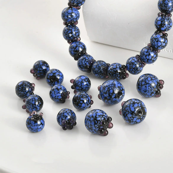 Handmade Glass Glazed Dripping Oil Jewelry Bracelet Necklace Earrings