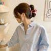Handmade Gradient Retro Hair Claw Clip For Women With Cross Design Stylish Grip Hair Accessory