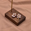 Handmade High End Baroque Pearl Flower Earrings With Natural Freshwater Pearls In Retro Style For Women