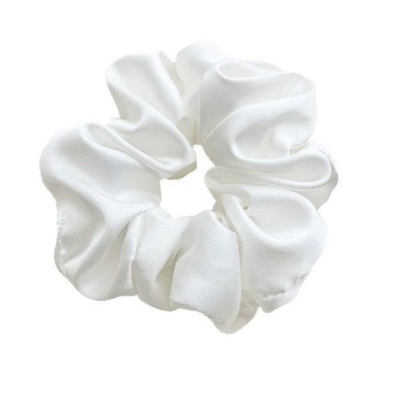 Handmade Imitation Silk High Elastic Hair Rings Ponytail Headwear For Women